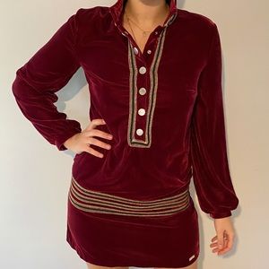 Babylon Velvet Cocktail Dress